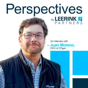 Podcast Cover Art of Juan Moreno the CEO of STgen